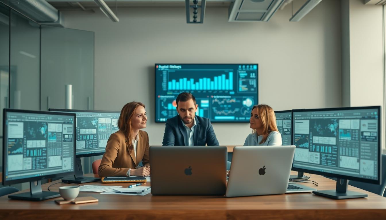 Business data analysis and visualization systems